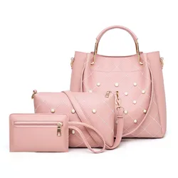 2023 nuova borsa composita da donna 3 pezzi borsa e borsette in pelle di lusso marche famose Designer Sac borsa a tracolla femminile Set