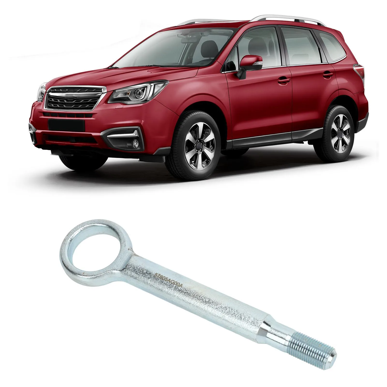 

Передний буксировочный крюк 57805AG00A, замена для Outback, Impreza, STI, Tractive, буксировочный крюк-крепление