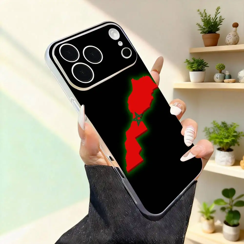 Picture 7: M-Maroc Morocco Flag MAP For iPhone 11,12,13,14,15,16,17,Pro,Max,Plus,Mini,SE4,E Phone Case Magnetic For Magsafe Wireless