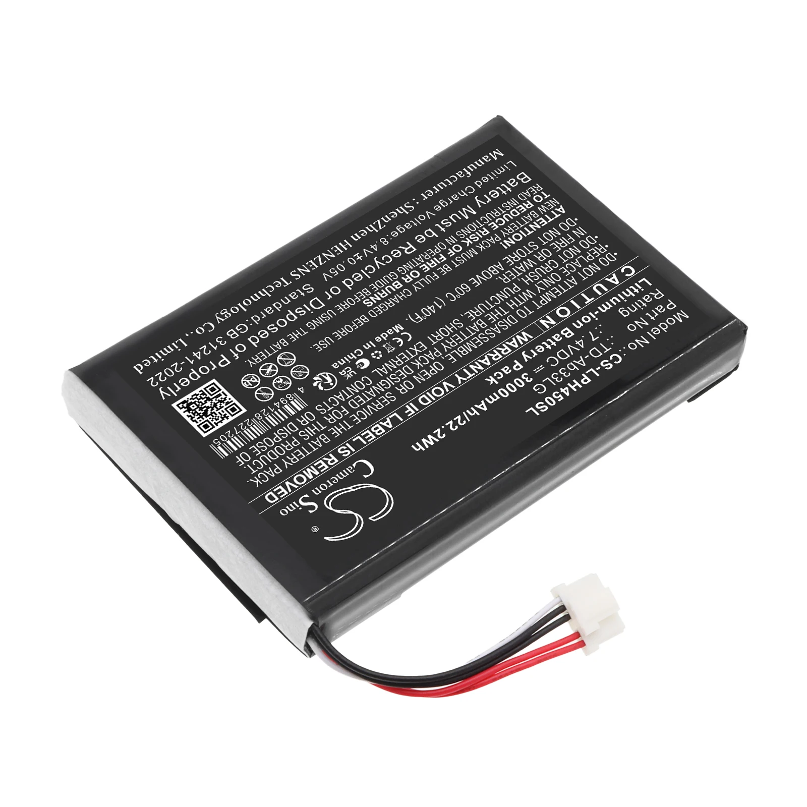 Cameron Sino 7.4V 3000mAh Battery for LG PH450U