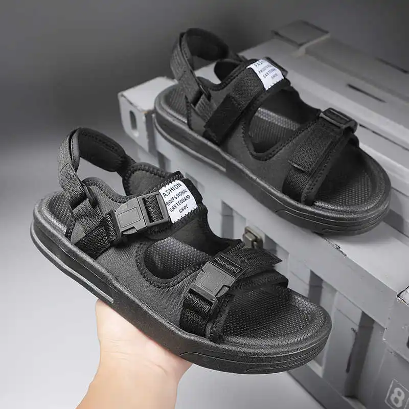 

Нескользящая обувь с Т-образным ремешком без каблука, мужские тапочки, мужские летние сандалии, кроссовки, спортивные новинки, супер распродажа, десятки зарубежных классов