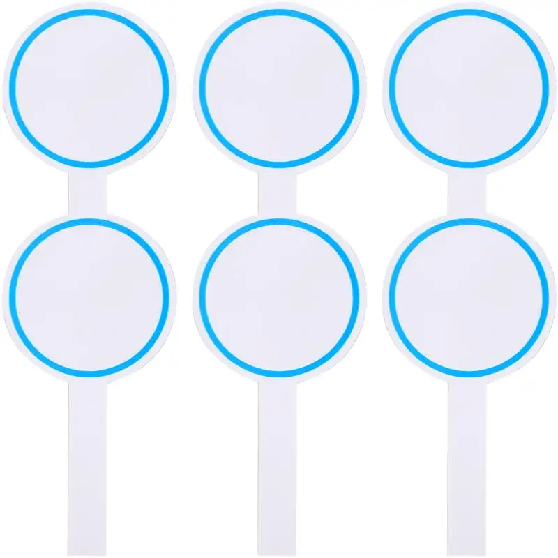 6 Pcs Teacher Supplies Handheld White Boards Dry Erase Lap Mini Small Whiteboard Erasable Answer Game Whiteboards Foam Student