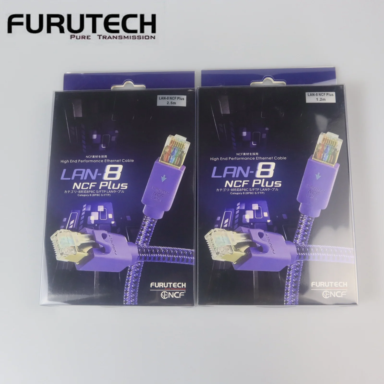 FURUTECH LAN-8 NCF HiFi Ethernet Cable Ultimate High End Audio Grade I2S Class 8 Cat LAN cable with Original box made in japan