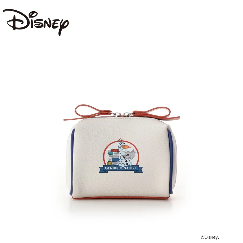 MINISO Disney\'s New Ice Queen Little Snowman Series Cosmetic Bag Clutch Bag Girl Cute Coin Purse