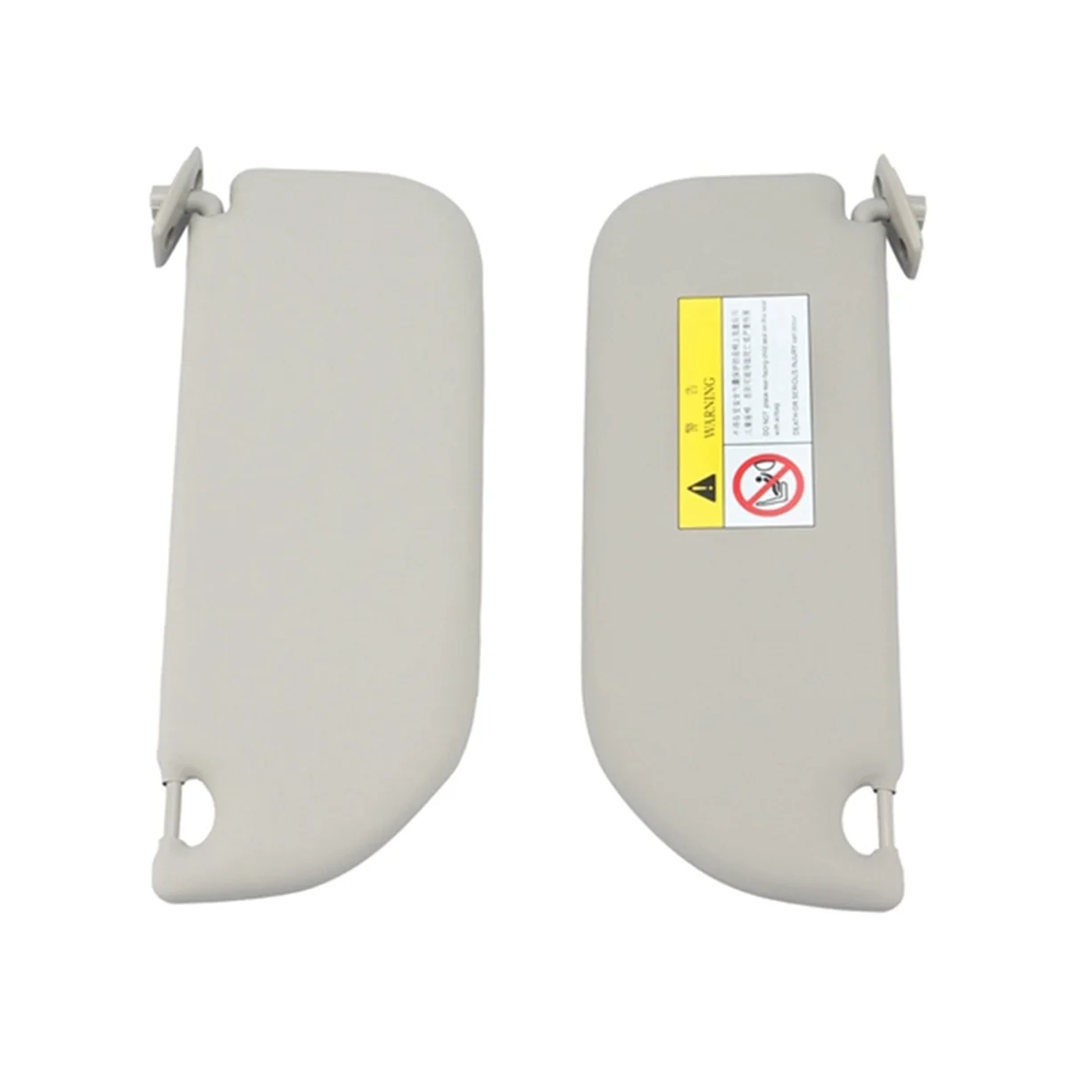 1Pair Interior Sun Visors Windshield Sun Visor Mirror 98038433DS 98038432DS for Peugeot 208 301 Citroen C3