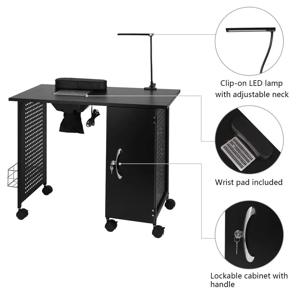 Маникюрный стол, железная рама, стол для спа-салона красоты ногтей, рабочая станция с электрическим вентиляционным отверстием, столы для ногтей