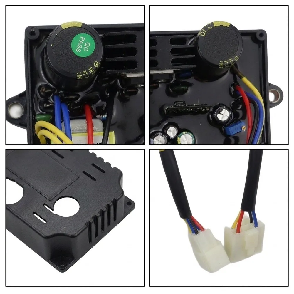 Automatic Voltage Regulator Board For HJ.5K25DH Generator 2 10 Wire 250V Single Phase Stabilization Controller Replacement
