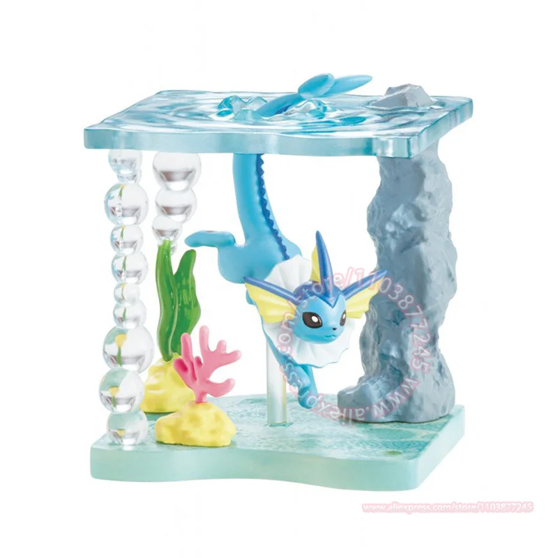 TAKARA TOMY Pokemon Underwater World Aquarium Model Toy Cartoon Doll Children's Birthday Gift Ornament Decoration Peripherals