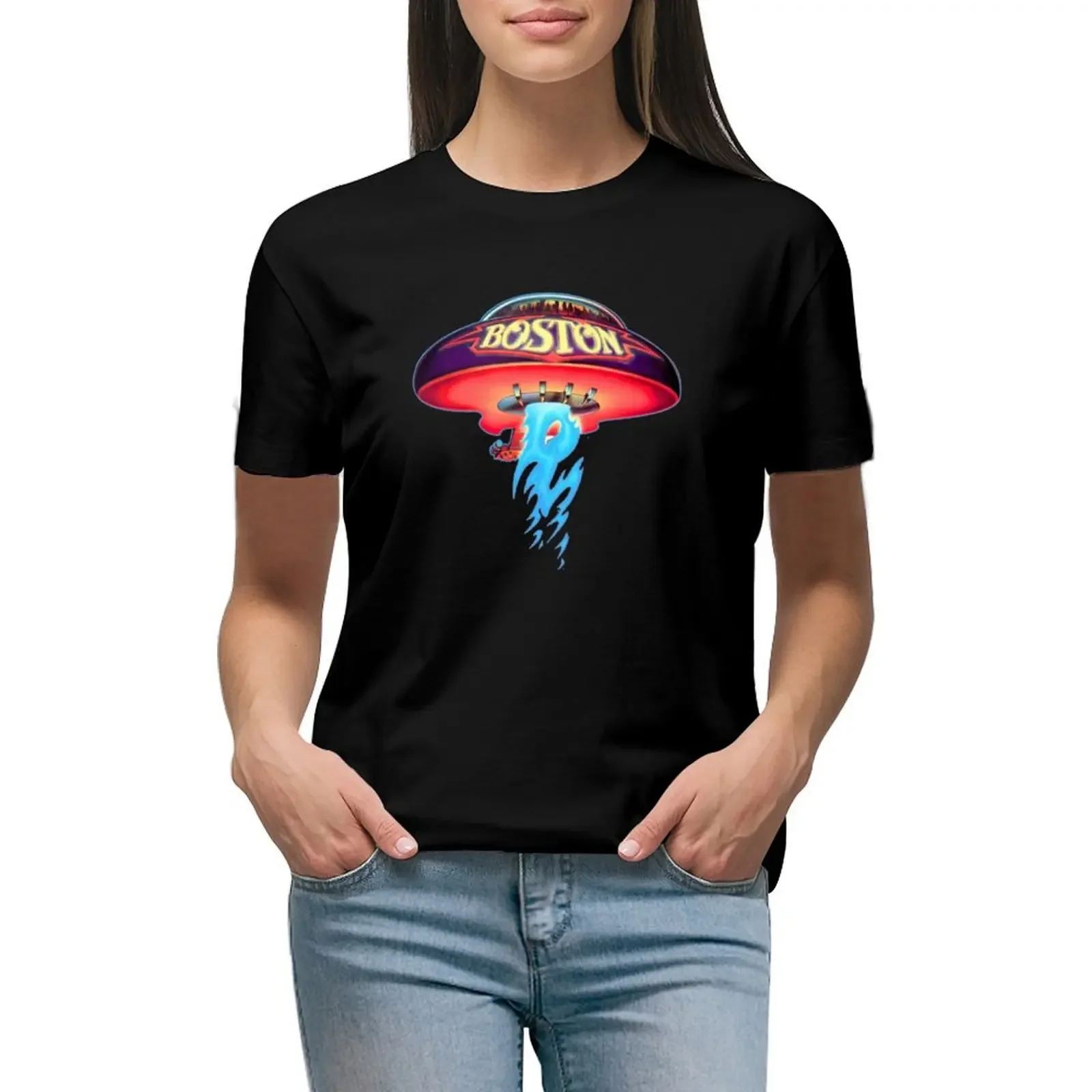 

Boston More Than A Feeling Premium T-Shirt summer top plain new edition vintage luxury designer clothing Women