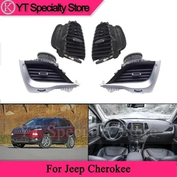 Kamshing 1pc Air Conditioner Vent For Jeep Cherokee A/C Grille Outlet Dashboard Air Conditioning Outlet