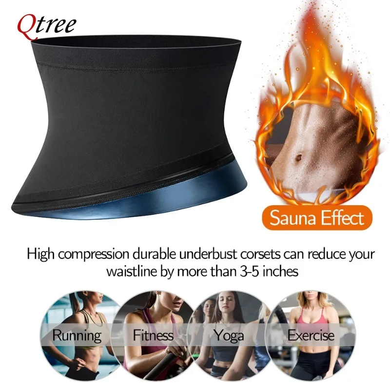 Qtree مدرب خصر البطن تحكم التفاف النساء التخسيس حزام محدد شكل الجسم حزام البطن Cincher سليم مدرب خصر الدهون الموقد مشد