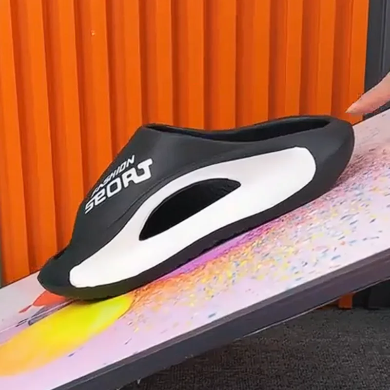 عرض ساخن في صيف 2025 صنادل EVA قابلة للتنفس للجنسين - شباشب حمام غير قابلة للانزلاق سريعة الجفاف وخفيفة الوزن لحمام السباحة