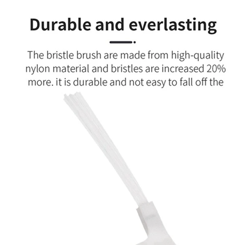 Lot de 6 brosses latérales blanches pour robot de balayage, accessoires pour Ecovacs X2/X2 Pro