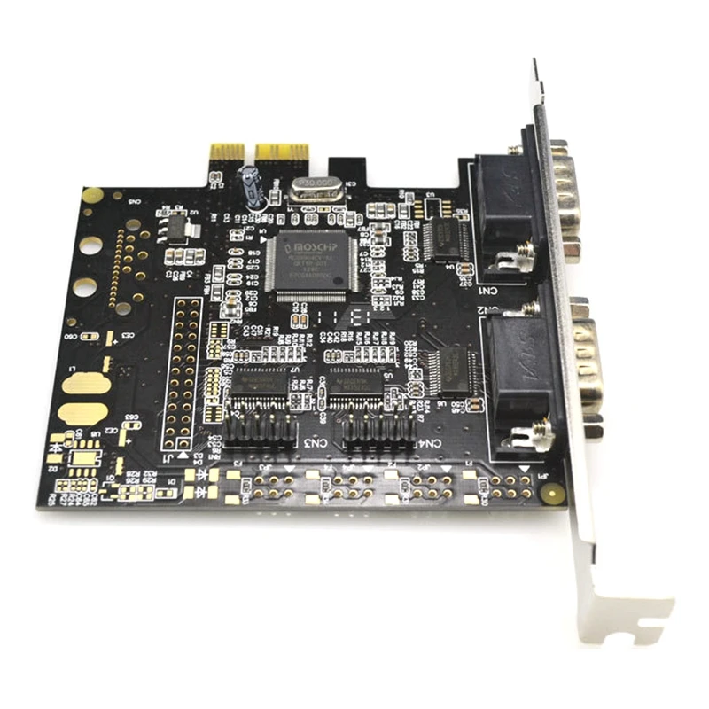 PCIE Serial Port Card PCIE to 4 Port 9 Pin RS232 Expansion Card Industrial Control 4 COM Ports Card