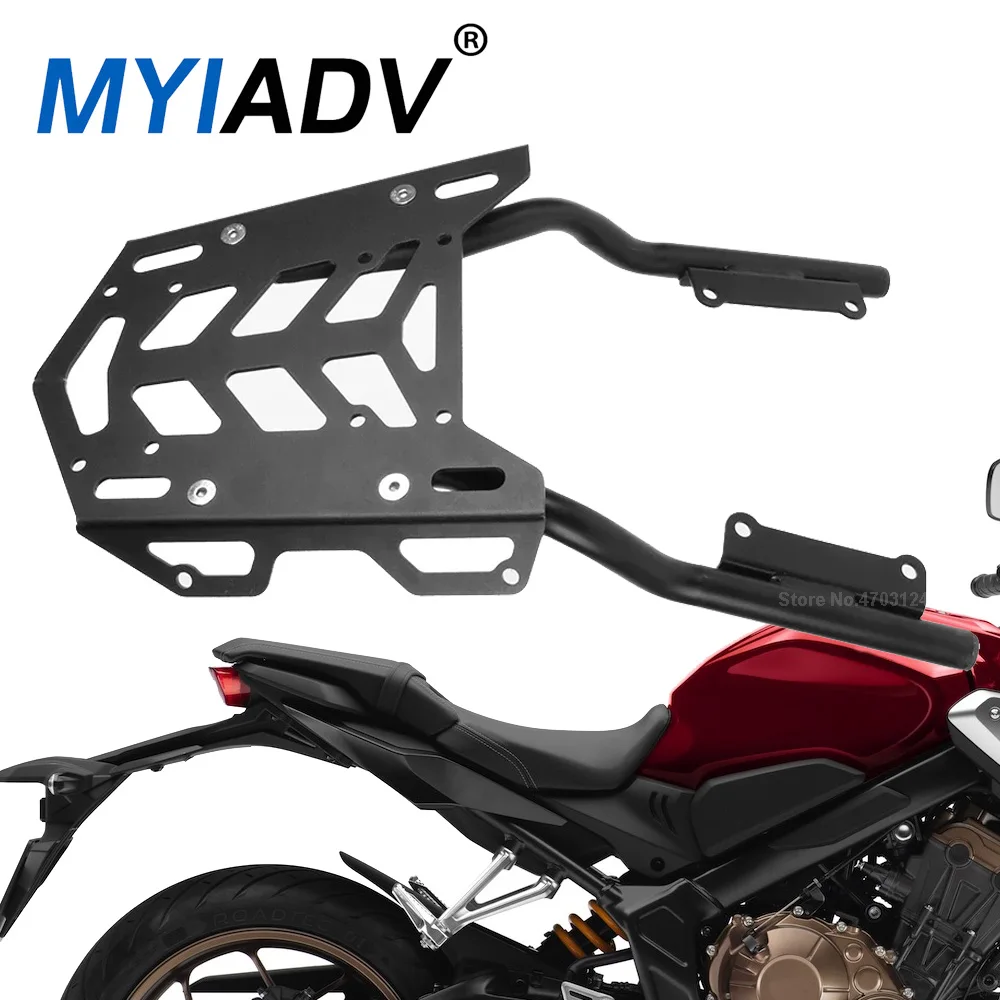 

For Honda CB650R CBR650R Rear Luggage Rack Cargo Carrier Shelf CB CBR 650 R 2019 2020 Motorcycle Rear Passenger Grip Bar Bracket