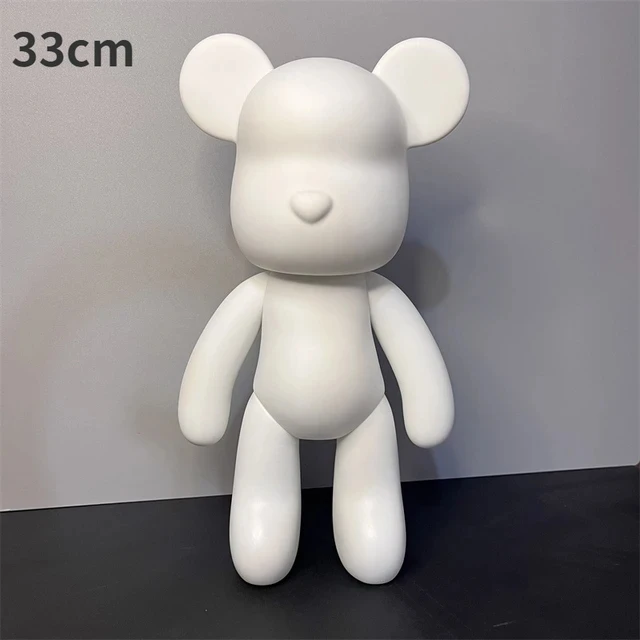 DIY vloeiende beersculptuur handgemaakte Bearbrick pop ornamenten gewelddadige beer graffiti schilderij ouder-kind speelgoed cadeau woondecoratie - afbeelding 1