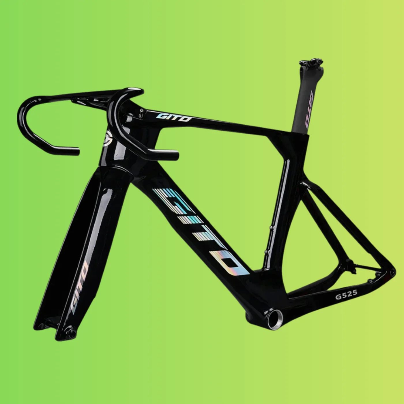 GITO Carbon Fiber Road Bike Frame Racing for Cycling Racing Bicycles Lightweight Equipment Toray T800 Flat Mount Disc Brake view 2