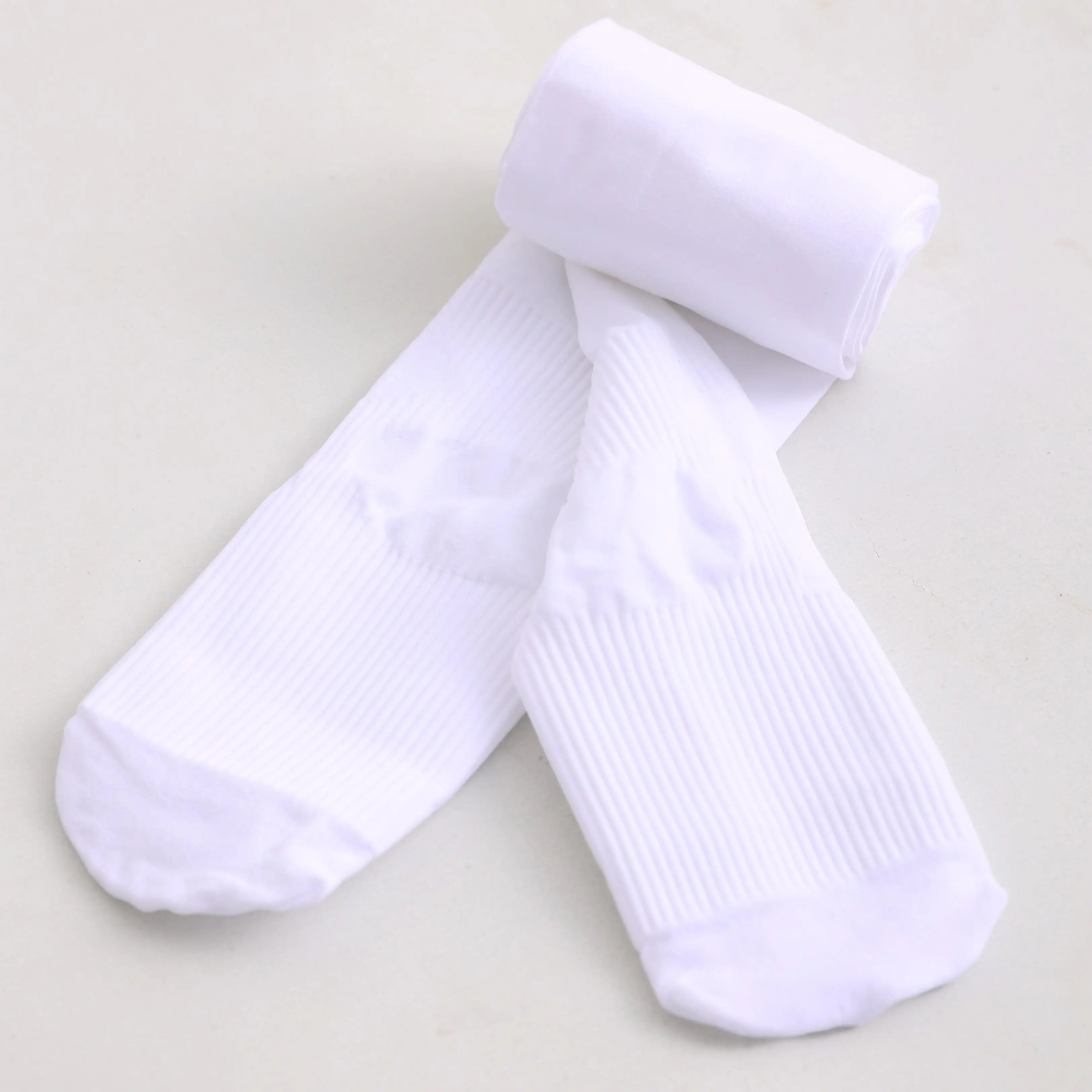 Wholesale High Quality 80D Durable Anti-slip Nylon Spandex Kids Girls Children Full Footed Ballet Dance Tights for Sale