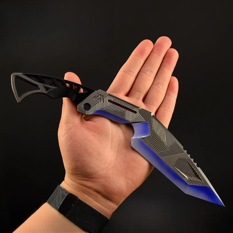 27 cm/10,62 in Arena Breakout Spiel Peripherie Hanxing Messer Waffe Modell Training messer Metall Handwerk Sammeln Ornament Jungen Spielzeug