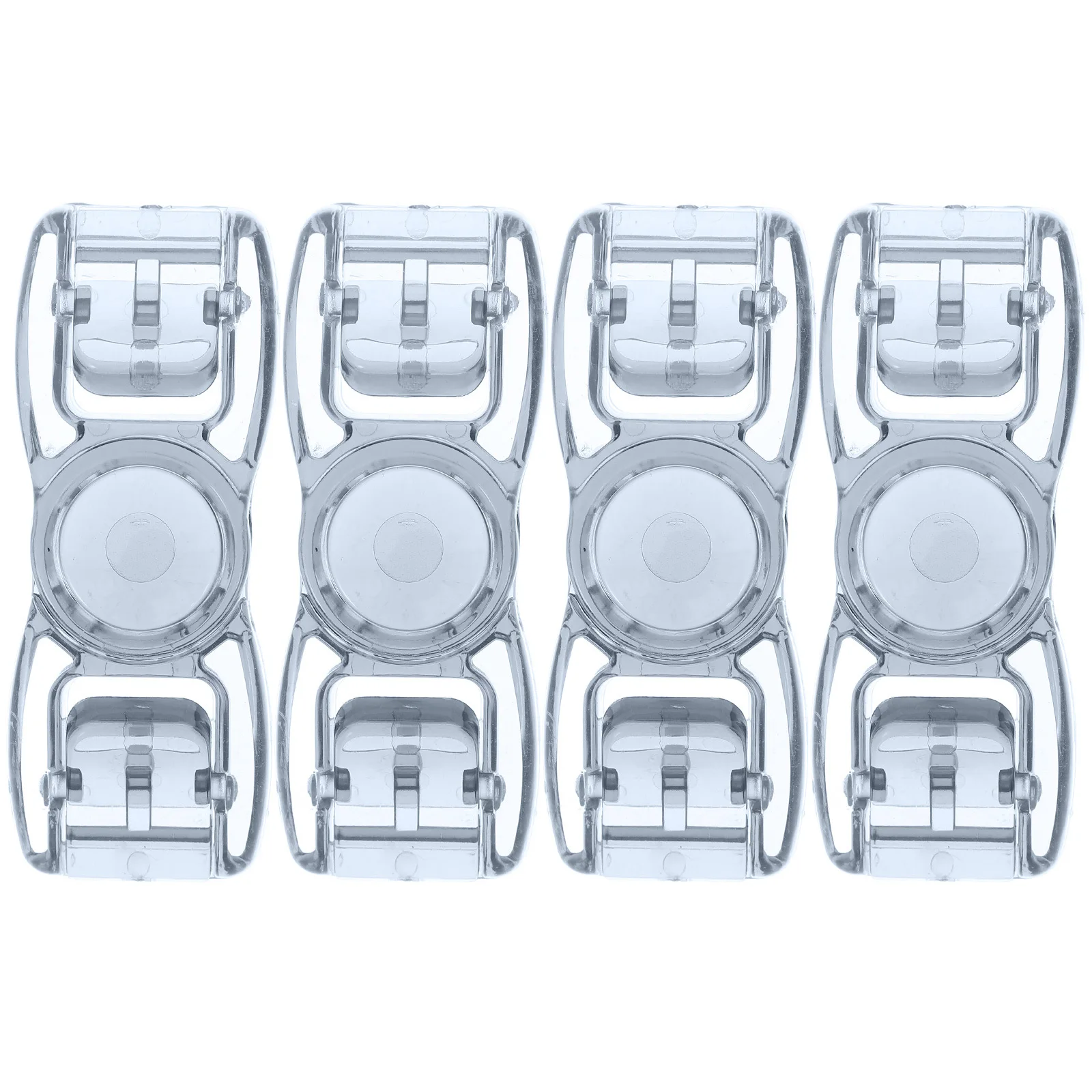 

4Pcs Universal Swimming Goggles Buckles Durable Plastic Clip on Swim Goggles Buckles Replacement Head Strap Buttons Black