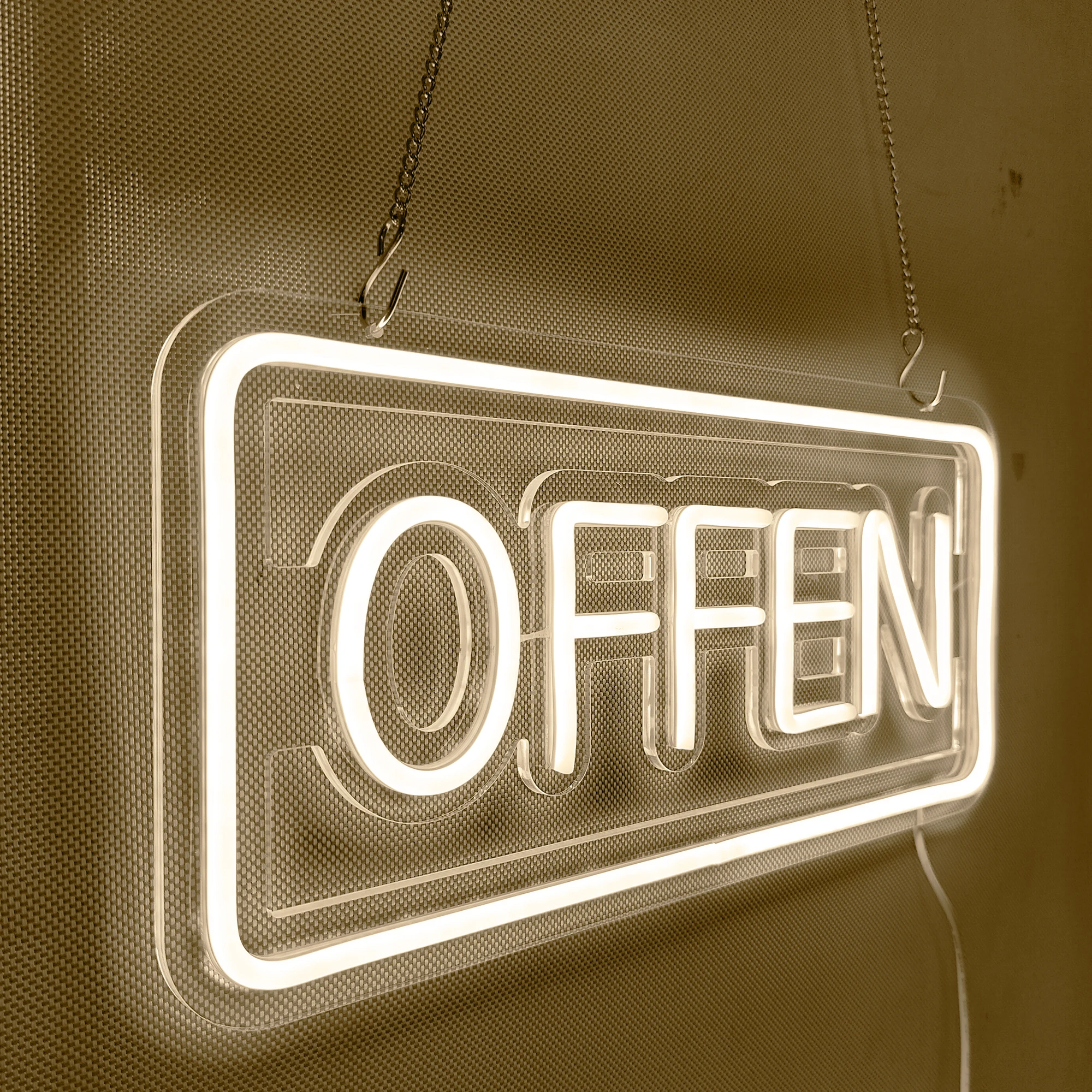 42x20cm Light Sign Multi-Language Dimmable  LED Neon Open with Transparent Acrylic Backer for Worldwide Store Advertising Signs