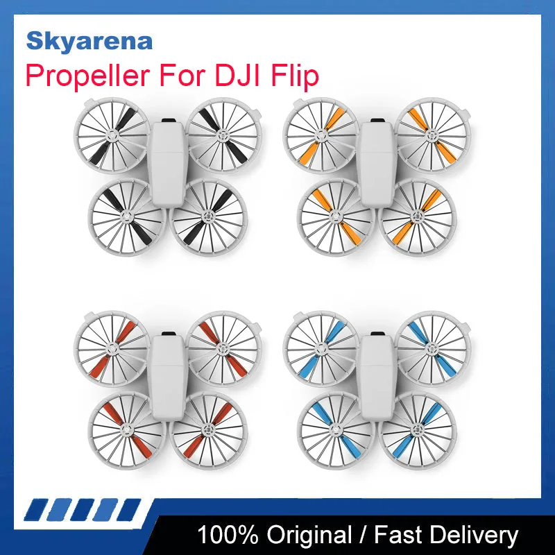لـ DJI Flip Propeller 4022F المروحة الملونة خفيفة الوزن وتخصيص الجناح الصامت لملحقات DJI Flip