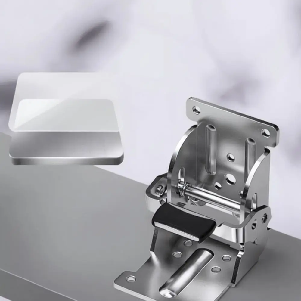 Professional Folding Hinge For Amada Desk 90 180 Degree Self Locking Support Bracket Cold Rolled Steel Furniture Leg Connector