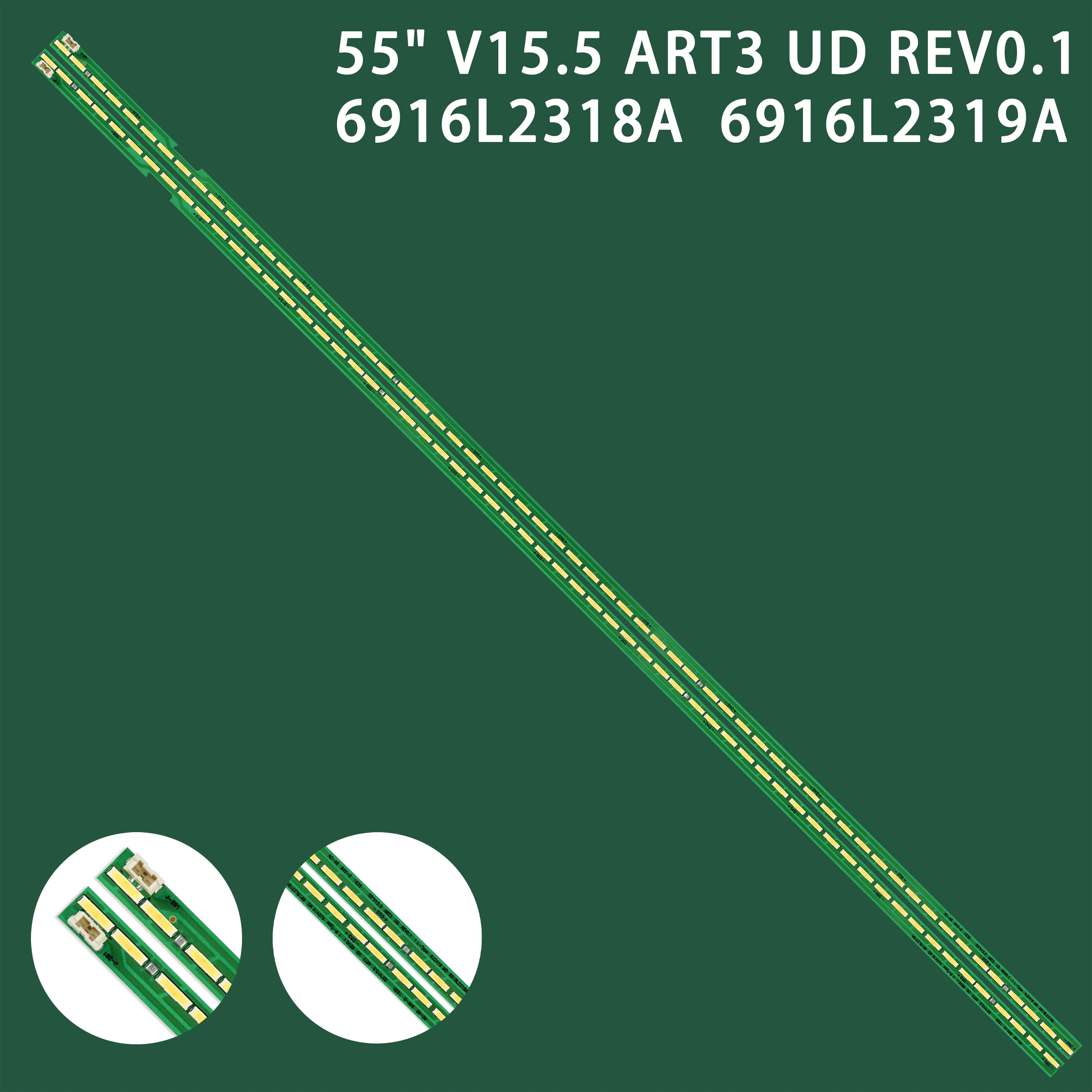 

New 60LED LED backlight strip for LG 55UF6450 55UF6430 6916L2318A 6916L2319A 6922L-0159A LC550EGE 55UH5B 55UH6030 55SM8600PLA
