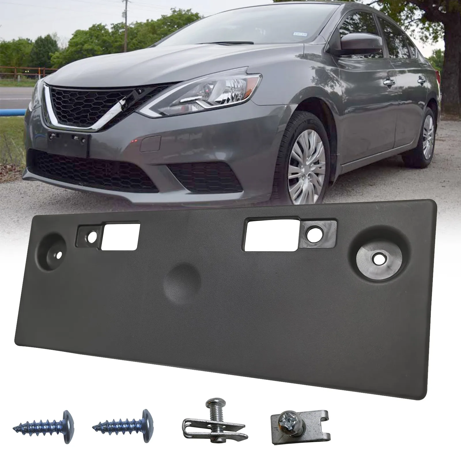 

Для Nissan Sentra 2016-2019 гг. Держатель рамки переднего номерного знака Монтажный кронштейн