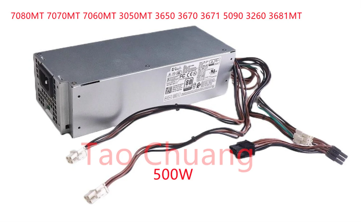 FOR Dell Optiplex 7080MT 7070MT 7060MT 3050MT 3650 3670 3671 5090 3260 3681MT 500W Power Supply D500EPM-00 H500EPM-00