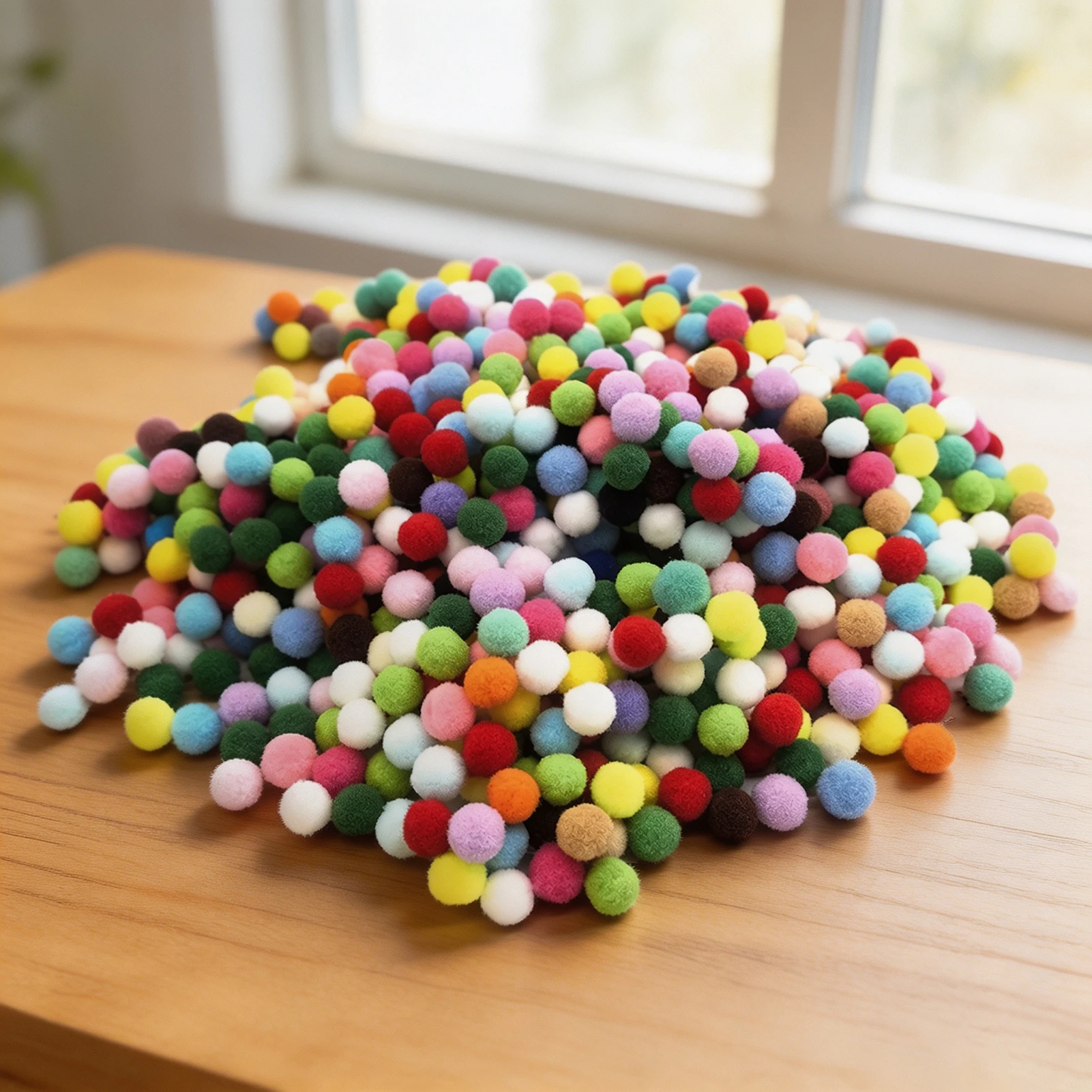 Boules à pompons multicolores - Art Craft Cat avis et prix