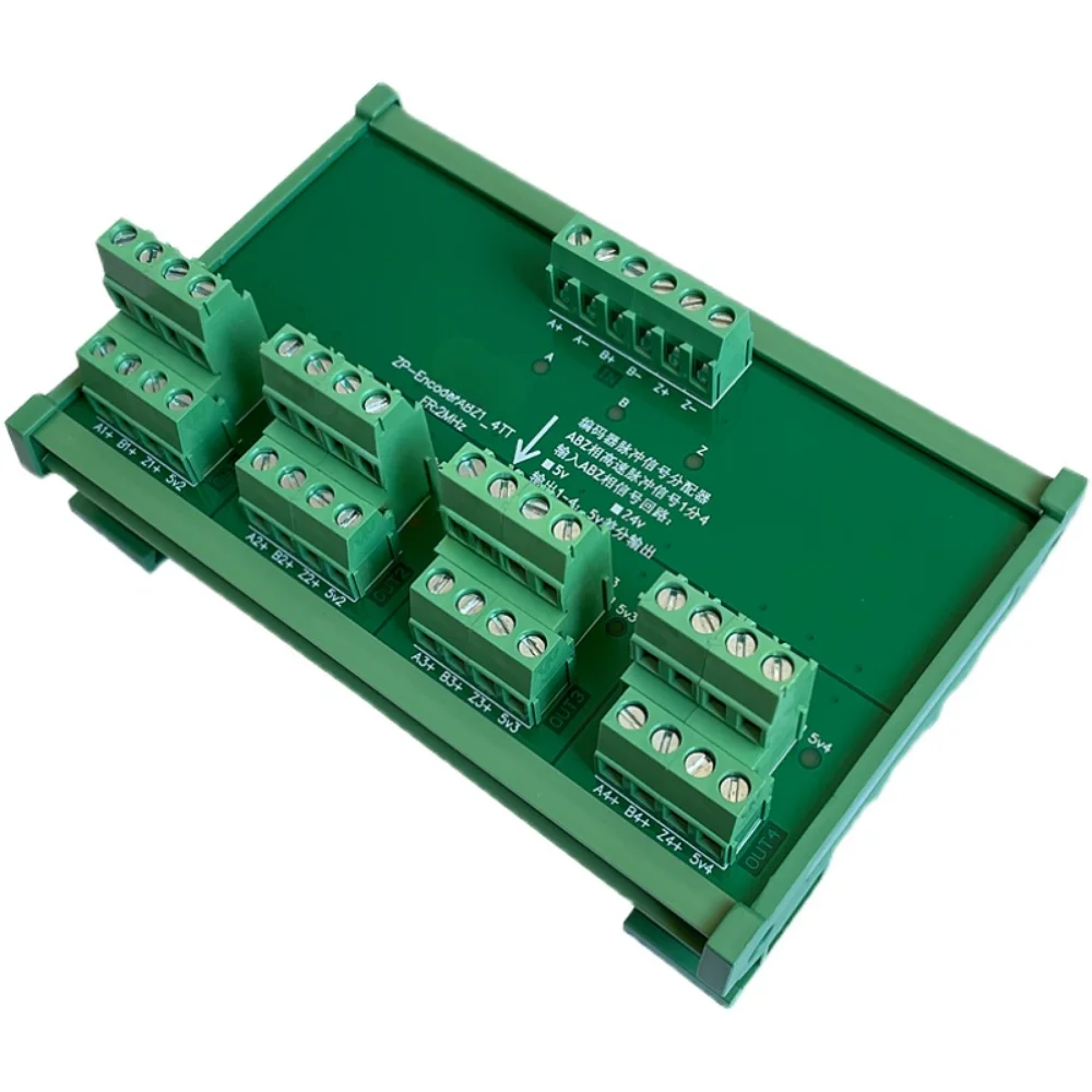 

Encoder pulse signal distributor 1: 2 3 4 6 8 ABZ expansion module 5v differential output.