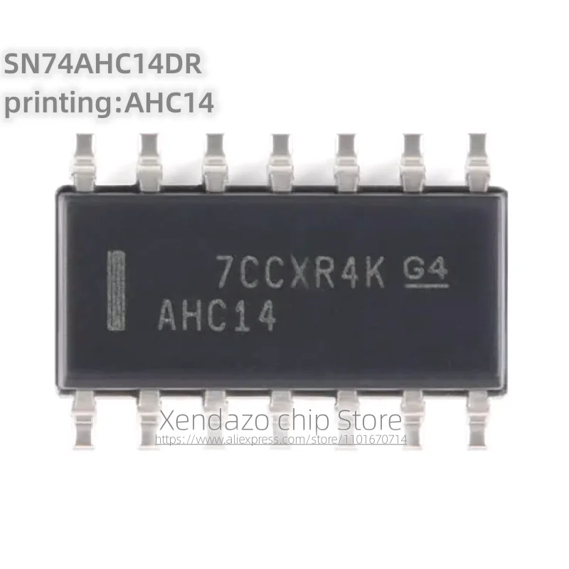 10pcs/lot SN74AHC14DR printing AHC14 SOP-14 package Original genuine Six channel Schmitt triggered inverter Logic Chip