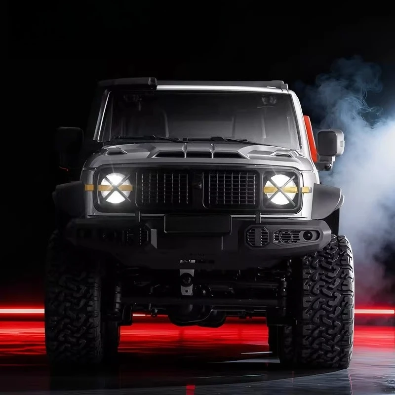 New 1/12 Scale RC MN-300 Crawler Car Model 2.4G Remote Control High Speed 4WD with Cool LED Lights Remote Control Toy Car