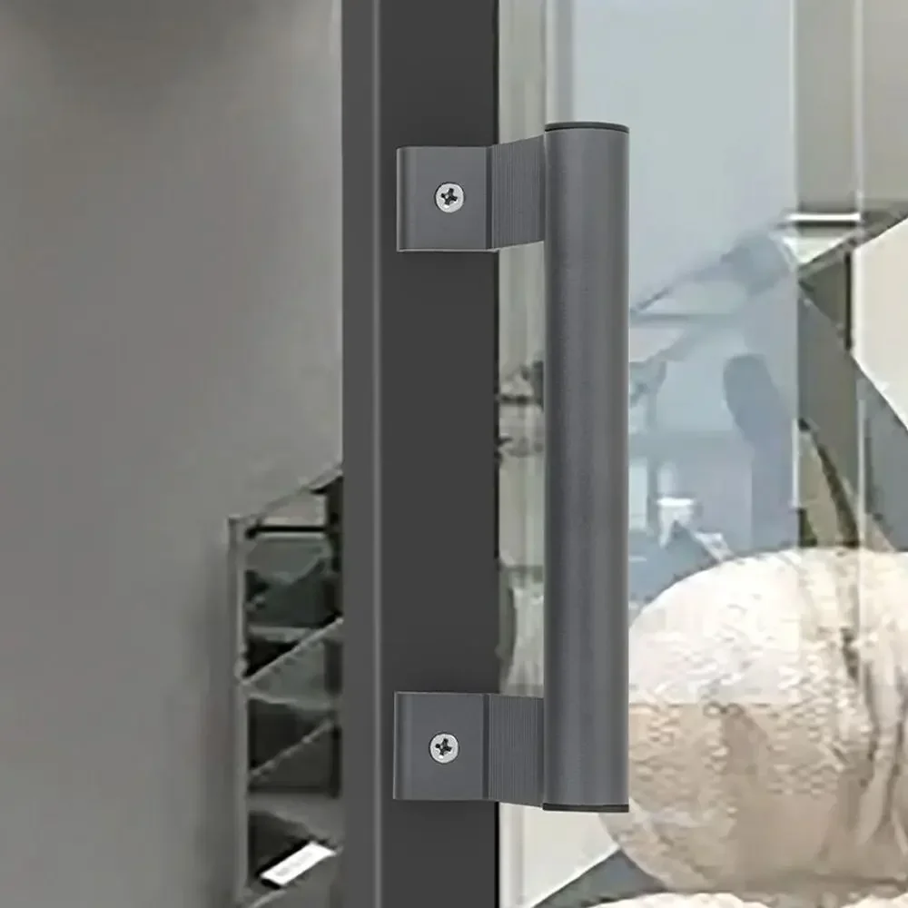 200*32.5 مللي متر مقبض الباب الجرار سبائك الألومنيوم سماكة مقابض الأبواب خزانة خزانة درج مقبض سحب الأثاث الأجهزة #3