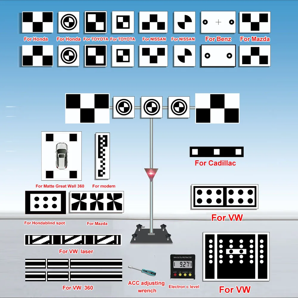 Suitable For VW Audi Radar Calibration Tool Acc Radar Reflector ADAS Calibration Tool Acc Calibration Equipment