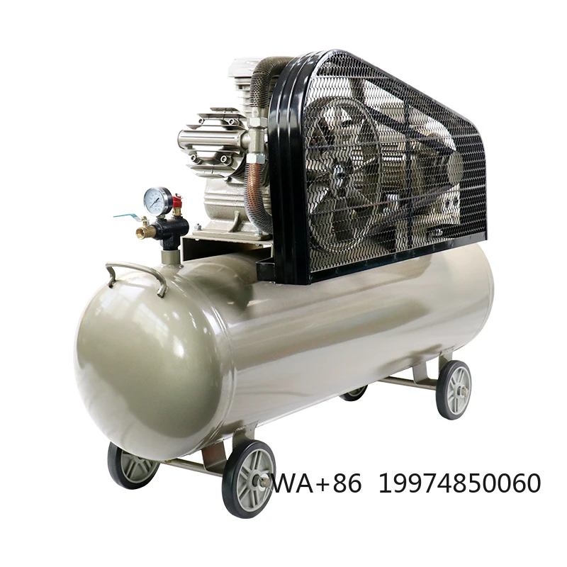 

Industrial High Pressure Belt Driven Air Compressor Machine 380V Gasoline Air Compressor