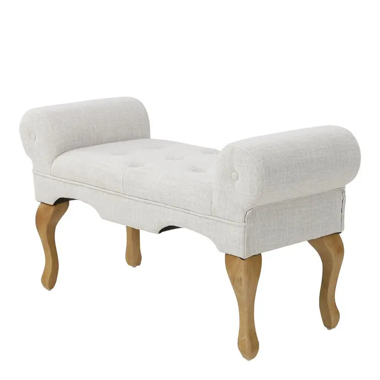 

Modern White Bedroom Winter Hill Upholstered Bench