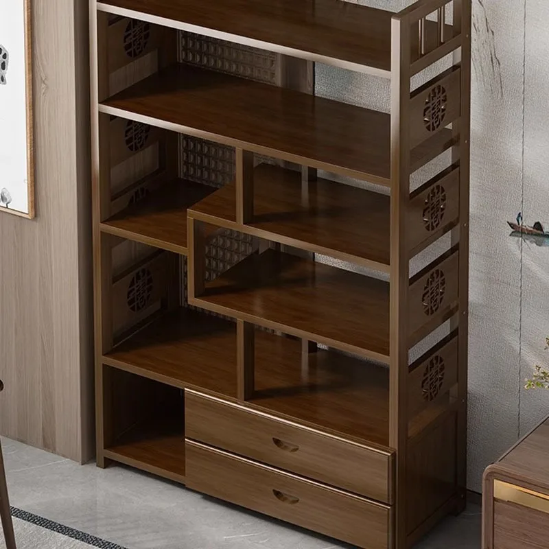 Minimalist Bookcases Floor Cabinets Display Storage Shelf Living Room Children Rack Libreria A Muro Living Room Furniture image 6
