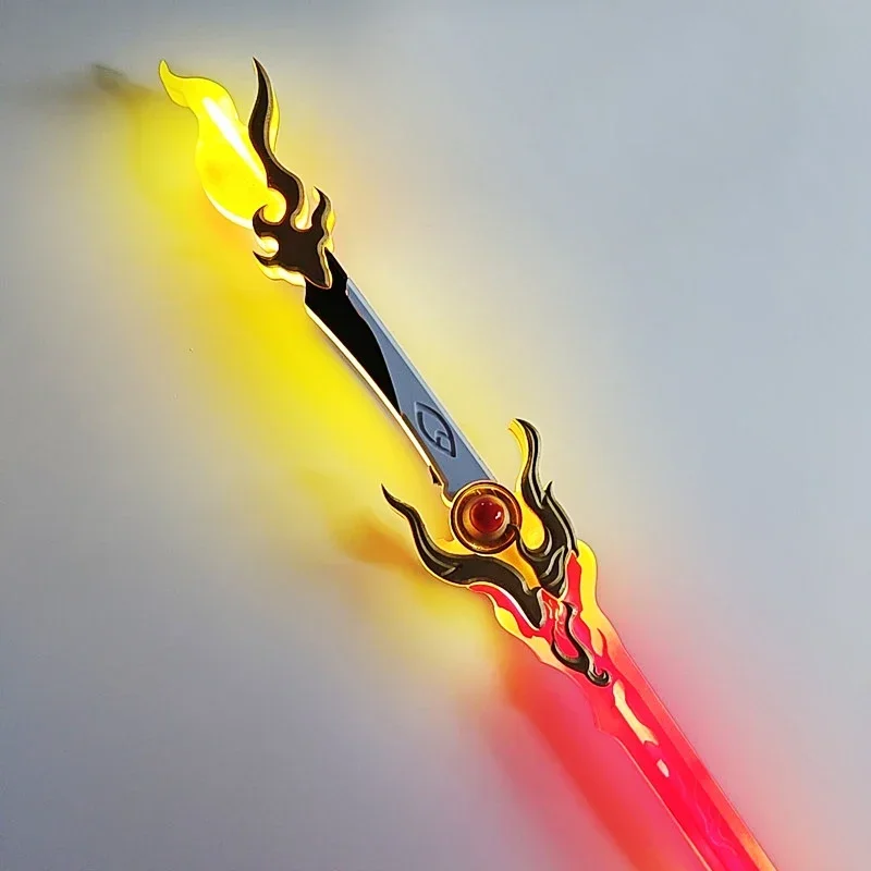 [Olmee] LED المشتعلة بريليانس تشانغلي تشانغ لي السيف بليد تأثيري الدعائم الاشياء نموذج سلاح Wuthering موجات هالوين عيد الميلاد