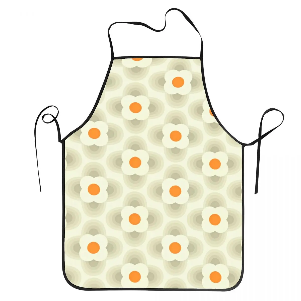 Scandinavian Flowers Orla Kiely Design Apron Kitchen Chef Cooking Baking Bib Women Men Floral Tablier Cuisine for Painting