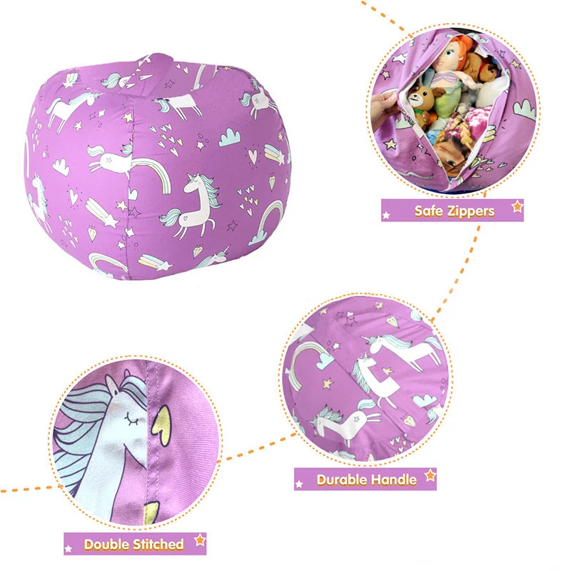 جديد كيس فول تخزين محشوة كرسي الحيوان الاطفال اللعب البريدي قماش الأطفال أطفال ألعاب من نسيج مخملي المنظم سعة كبيرة #2