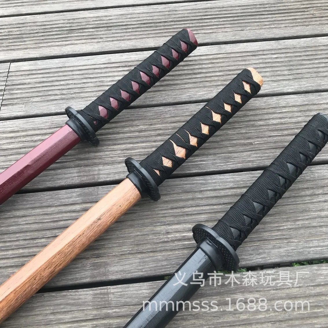 100cm Kung Fu Sword Training Katana Wood Samurai CATAZER Chinese Sword Cosplay Japanese Samurai Ninja Knife