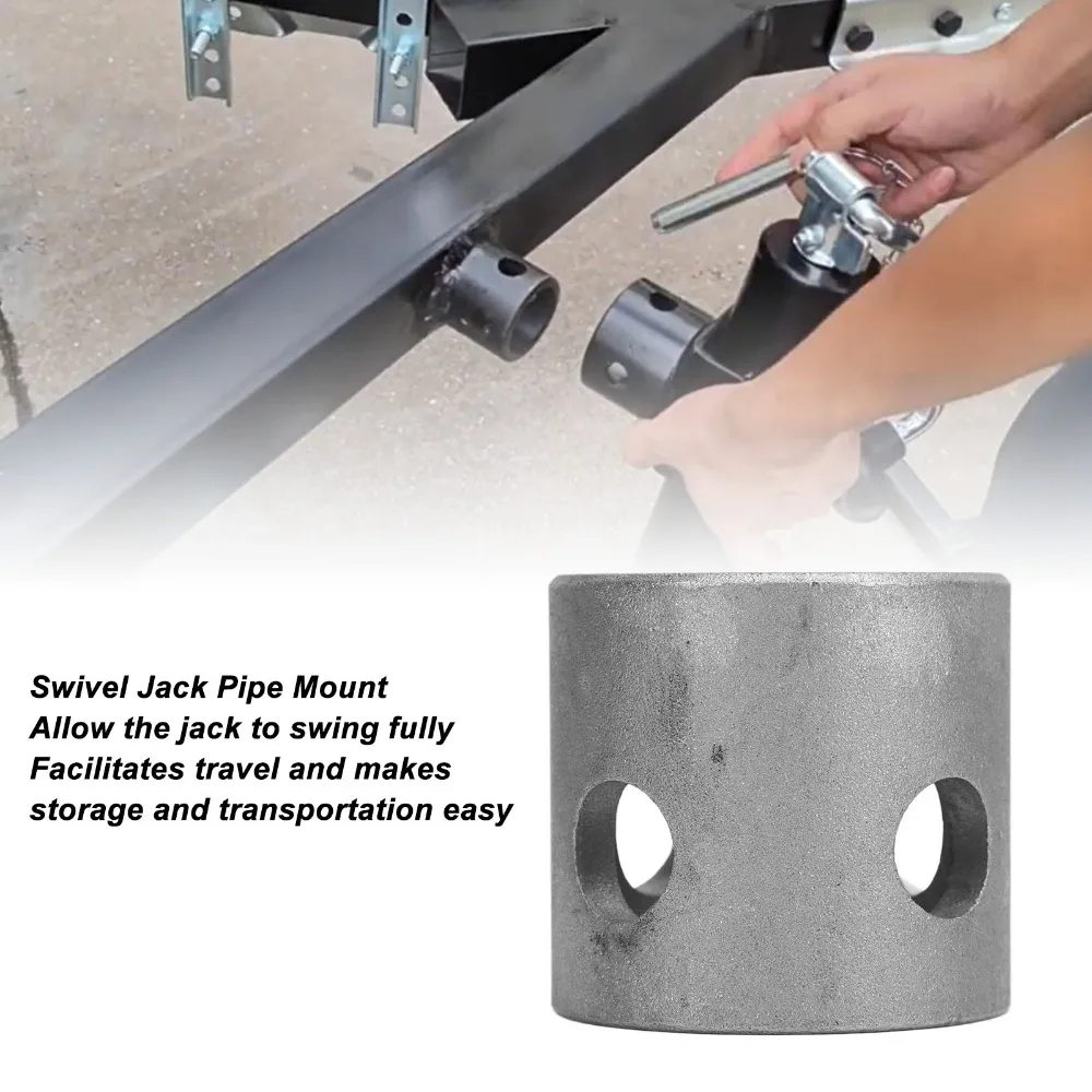 Replacement Part Swivel Jack Mount Trailer Swivel Jack 2000 to 8000 Lbs Heavy Duty Welding Installation Tube Bracket RV