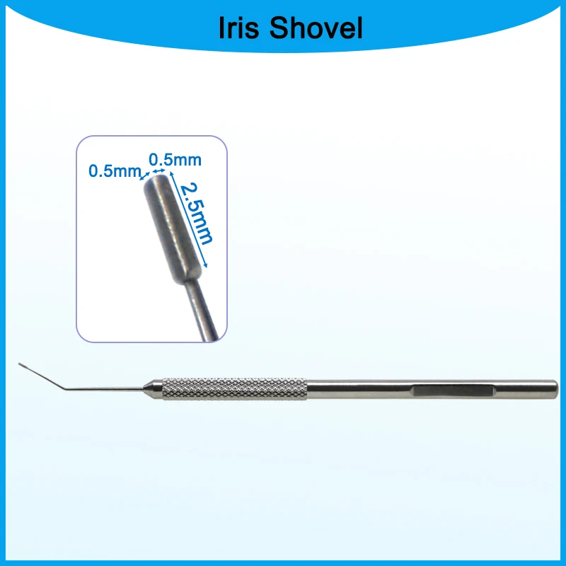 

Eyelid Iris Spatula Angled Type Eyelid Micro Spatula Medical Iris Shovel Ophthalmic Surgery Instrument Stainless Steel