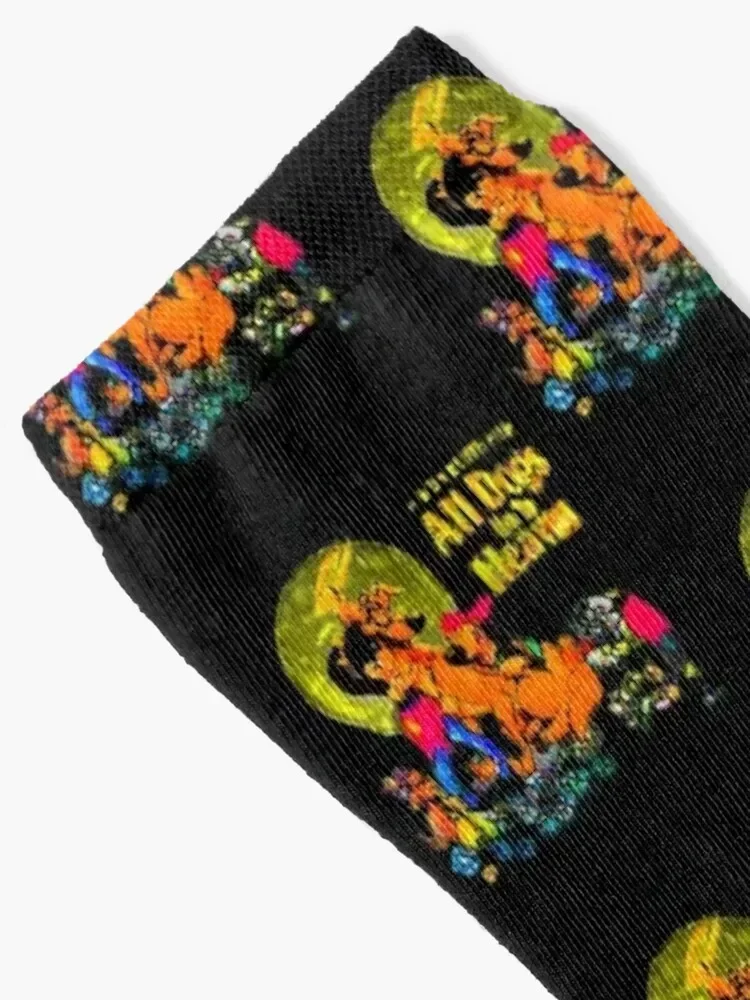 1989 All Dogs Go To Heaven A Don Bluth Film Vintage The Land Before Time Follow-Up Classic 80's Socks