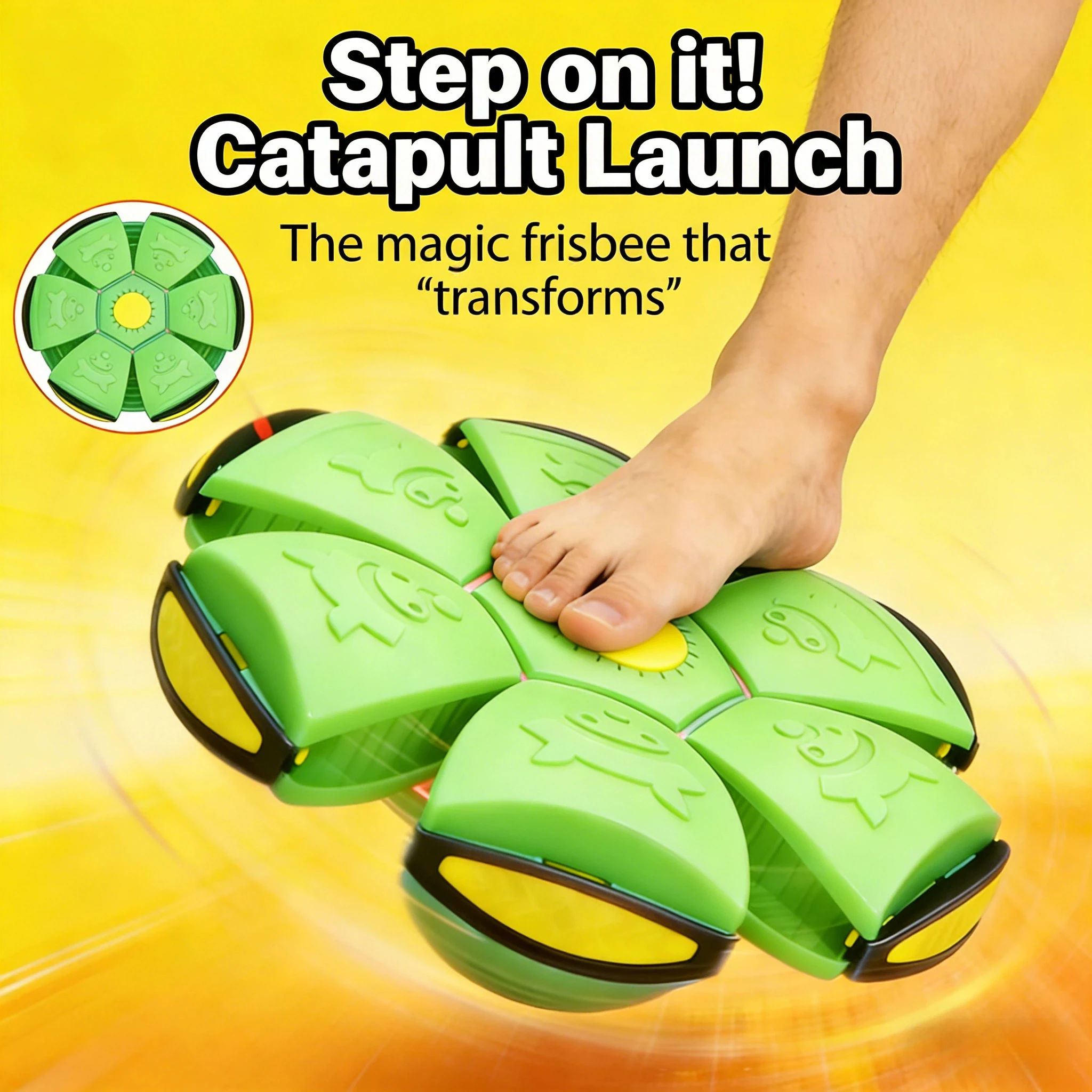 

Уличный летающий шар-тарелка – Волшебная деформирующаяся игрушка для снятия стресса и напряжения, с функцией снятия давления ногами, для детей и родителей