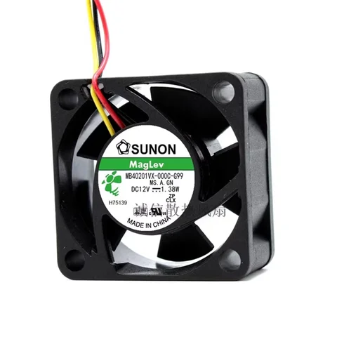 속도 신호 케이스 축 냉각 선풍기, SUNON DC12V 1.38W MB40201VX-0000-G99, 40x40x20mm, 40mm