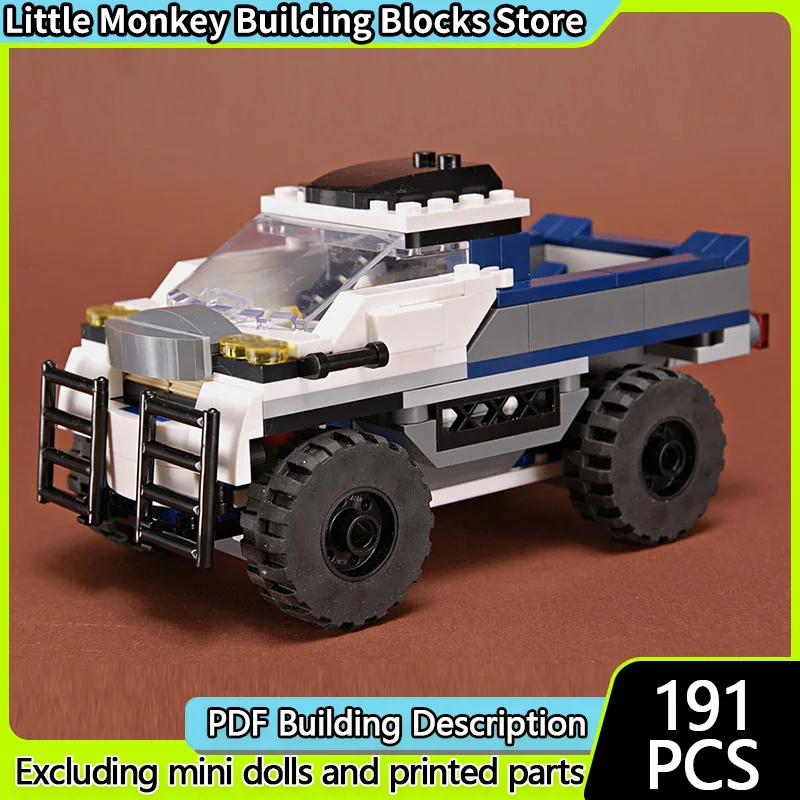 

Speed Racing Car Model MOC Building Bricks Classic Cargo Car Modular Technology Children Holiday Gifts Assemble Toys Suit