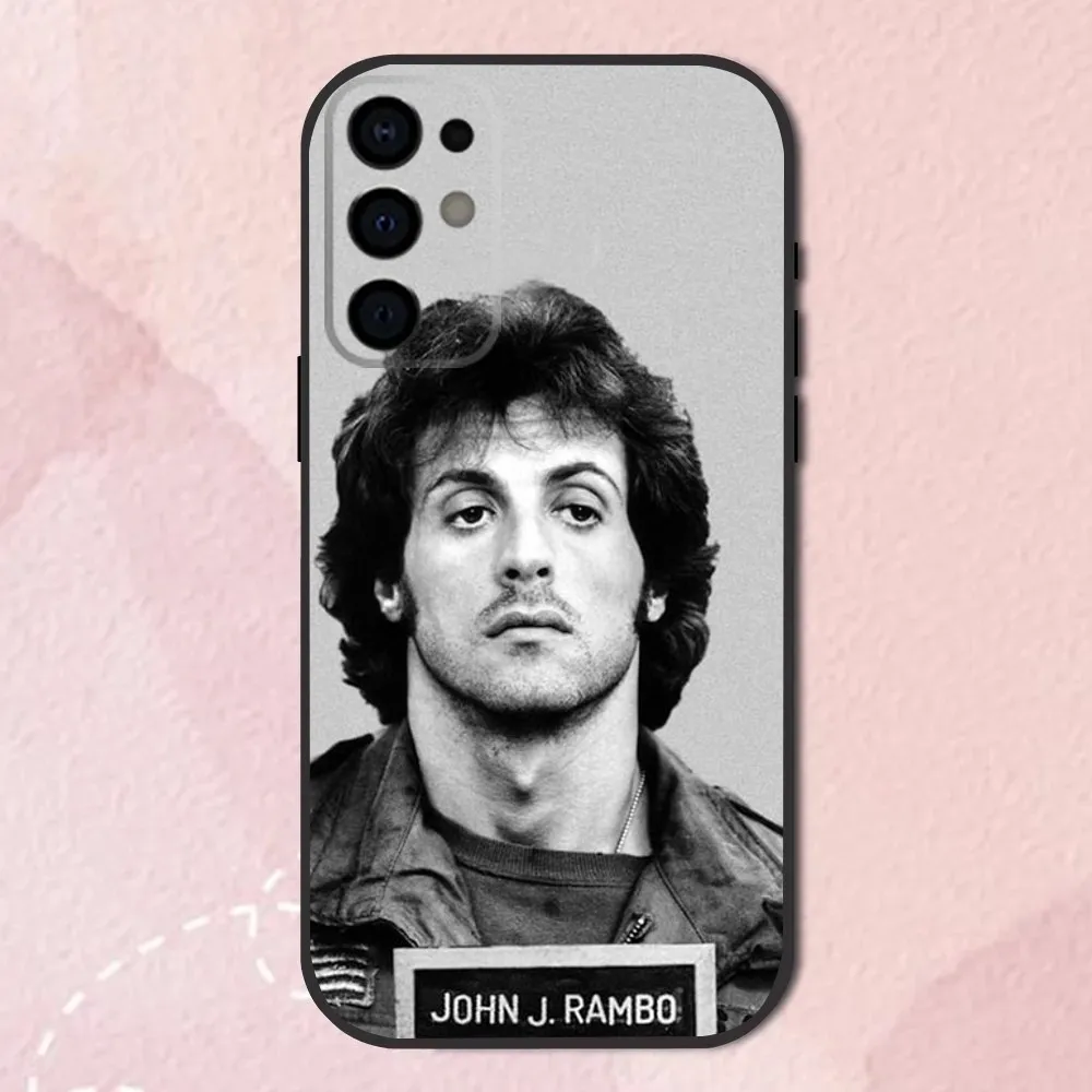 First Blood John Rambo Phone Case For Samsung S24,S21,S22,S23,S30,Ultra,S20,Plus,Fe,Lite,Note,10,9,5G Black Soft Cover